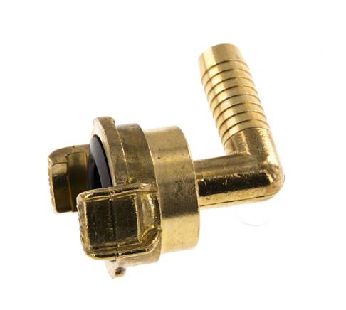 manguera de 13 mm (1/2''), con lengüeta GEKA, codo giratorio para manguera de jardín