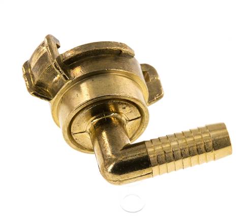 manguera de 13 mm (1/2''), con lengüeta GEKA, codo giratorio para manguera de jardín