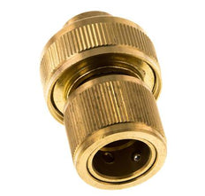 Conector de manguera estilo GARDENA de latón de 19 mm (3/4")