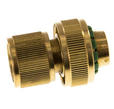 Conector de manguera estilo GARDENA de latón de 19 mm (3/4")