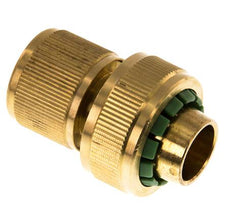 Conector de manguera estilo GARDENA de latón de 19 mm (3/4")