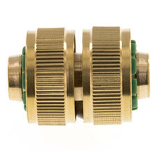 Reparador de mangueras estilo GARDENA de latón de 13 mm (1/2")