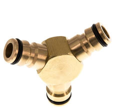 Tapón de latón para manguera de jardín 3x