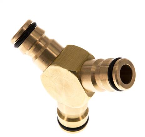Tapón de latón para manguera de jardín 3x