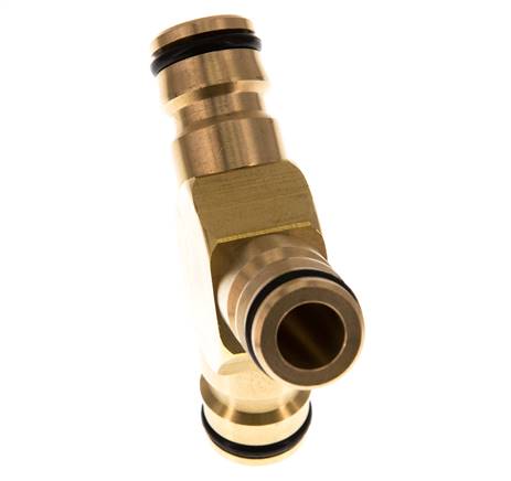 Tapón de latón para manguera de jardín 3x