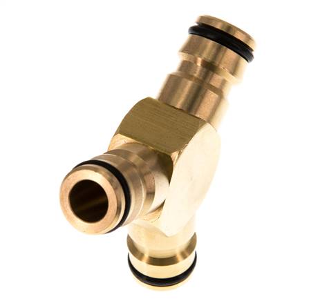 Tapón de latón para manguera de jardín 3x