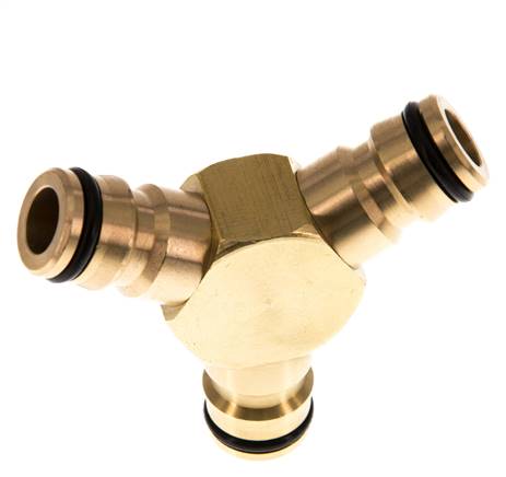 Tapón de latón para manguera de jardín 3x