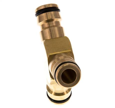 Tapón de latón para manguera de jardín 3x