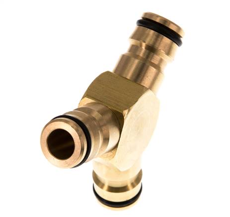 Tapón de latón para manguera de jardín 3x