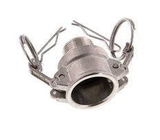 Acoplamiento de acero inoxidable Camlock DN 20 (3/4'') R 3/4'' rosca macho tipo B MIL-C-27487