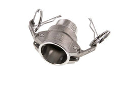 Acoplamiento de acero inoxidable Camlock DN 25 (1'') R 1'' Rosca Macho Tipo B MIL-C-27487