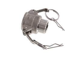Acoplamiento de acero inoxidable Camlock DN 25 (1'') R 1'' Rosca Macho Tipo B MIL-C-27487
