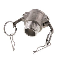 Acoplamiento de acero inoxidable Camlock DN 25 (1'') R 1'' Rosca Macho Tipo B MIL-C-27487
