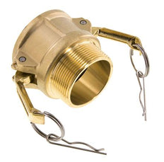 Acoplamiento de latón Camlock DN 50 (2'') R 2'' rosca macho Tipo B MIL-C-27487