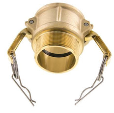 Acoplamiento de latón Camlock DN 50 (2'') R 2'' rosca macho Tipo B MIL-C-27487