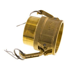 Acoplamiento de latón Camlock DN 60 (2 1/2'') R 2 1/2'' Rosca Macho Tipo B MIL-C-27487