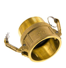 Acoplamiento de latón Camlock DN 60 (2 1/2'') R 2 1/2'' Rosca Macho Tipo B MIL-C-27487
