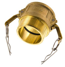 Acoplamiento de latón Camlock DN 60 (2 1/2'') R 2 1/2'' Rosca Macho Tipo B MIL-C-27487