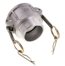 Acoplamiento de aluminio Camlock DN 50 (2'') R 2'' rosca macho tipo B MIL-C-27487