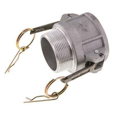 Acoplamiento de aluminio Camlock DN 50 (2'') R 2'' rosca macho tipo B MIL-C-27487