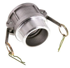 Acoplamiento de aluminio Camlock DN 60 (2 1/2'') R 2 1/2'' Rosca Macho Tipo B MIL-C-27487