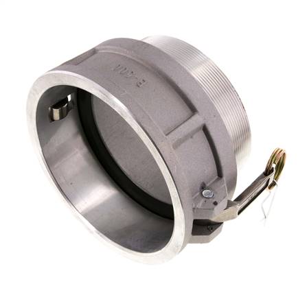 Acoplamiento de aluminio Camlock DN 120 (5'') R 5'' rosca macho tipo B MIL-C-27487