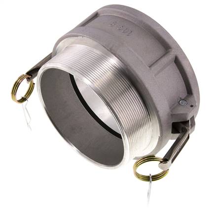Acoplamiento de aluminio Camlock DN 120 (5'') R 5'' rosca macho tipo B MIL-C-27487