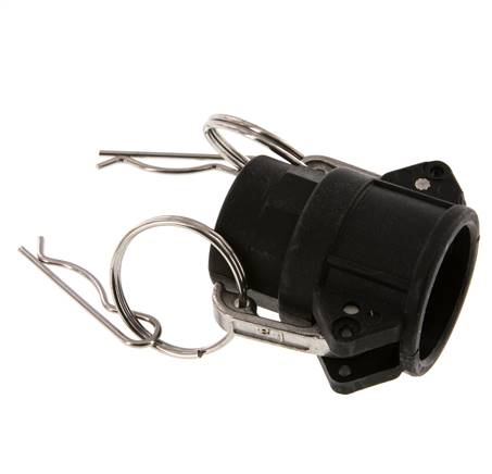Acoplamiento de polipropileno Camlock DN 20 (3/4'') Rp 3/4'' Hembra Tipo D MIL-C-27487