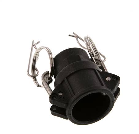 Acoplamiento de polipropileno Camlock DN 20 (3/4'') Rp 3/4'' Hembra Tipo D MIL-C-27487