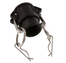 Acoplamiento de polipropileno Camlock DN 20 (3/4'') Rp 3/4'' Hembra Tipo D MIL-C-27487