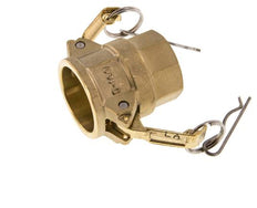Acoplamiento de latón Camlock DN 25 (1'') Rp 1'' Hembra Tipo D MIL-C-27487