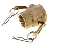 Acoplamiento de latón Camlock DN 25 (1'') Rp 1'' Hembra Tipo D MIL-C-27487