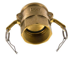 Acoplamiento de latón Camlock DN 60 (2 1/2'') Rp 2 1/2'' Hembra Tipo D MIL-C-27487