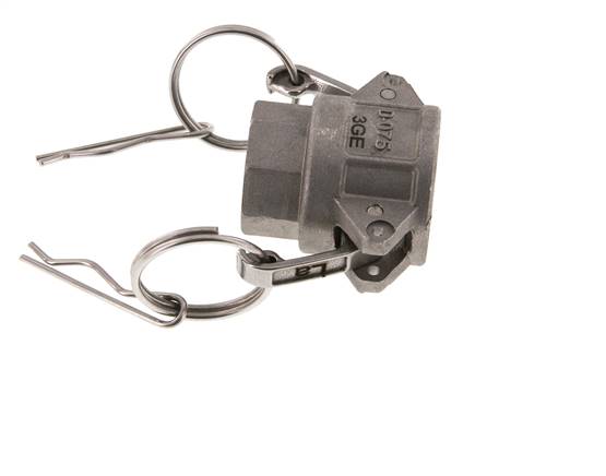 Acoplamiento de aluminio Camlock DN 20 (3/4'') Rp 3/4'' Rosca Hembra Tipo D MIL-C-27487