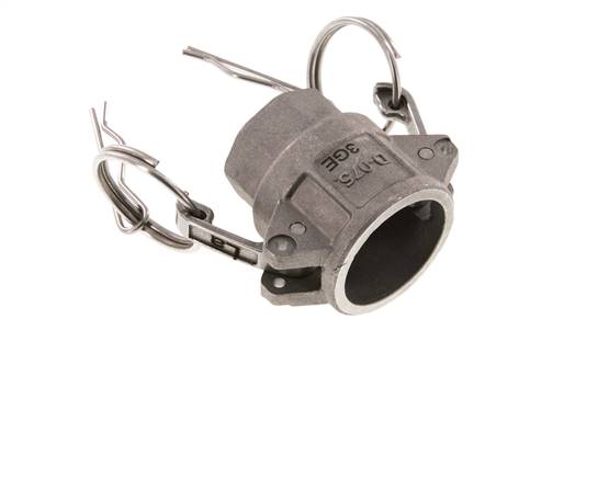 Acoplamiento de aluminio Camlock DN 20 (3/4'') Rp 3/4'' Rosca Hembra Tipo D MIL-C-27487