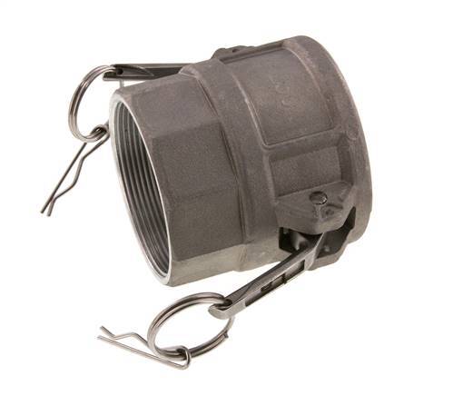 Acoplamiento de aluminio Camlock DN 60 (2 1/2'') Rp 2 1/2'' Rosca Hembra Tipo D MIL-C-27487
