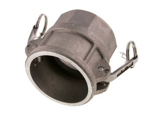 Acoplamiento de aluminio Camlock DN 60 (2 1/2'') Rp 2 1/2'' Rosca Hembra Tipo D MIL-C-27487