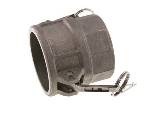Acoplamiento de aluminio Camlock DN 60 (2 1/2'') Rp 2 1/2'' Rosca Hembra Tipo D MIL-C-27487