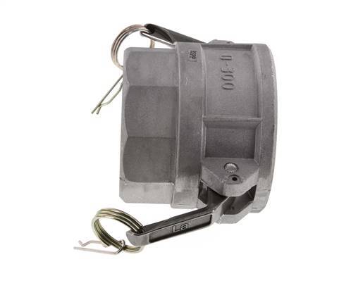 Acoplamiento de aluminio Camlock DN 75 (3'') Rp 3'' Rosca hembra Tipo D MIL-C-27487