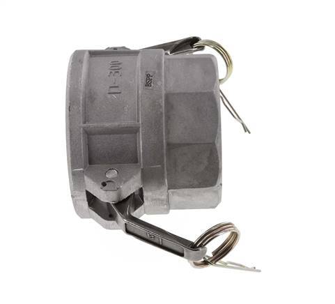 Acoplamiento de aluminio Camlock DN 75 (3'') Rp 3'' Rosca hembra Tipo D MIL-C-27487