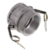 Acoplamiento de aluminio Camlock DN 75 (3'') Rp 3'' Rosca hembra Tipo D MIL-C-27487
