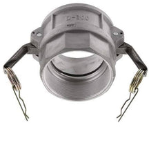 Acoplamiento de aluminio Camlock DN 75 (3'') Rp 3'' Rosca hembra Tipo D MIL-C-27487