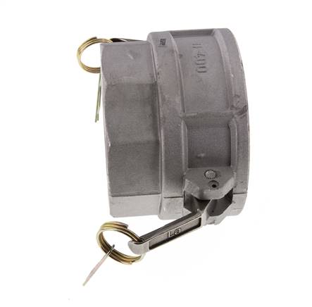Acoplamiento de aluminio Camlock DN 120 (5'') Rp 5'' Rosca hembra Tipo D MIL-C-27487