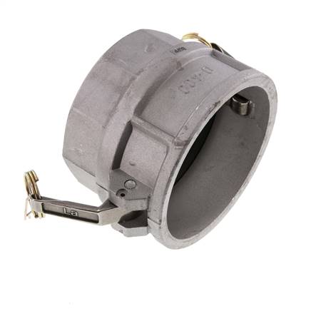 Acoplamiento de aluminio Camlock DN 120 (5'') Rp 5'' Rosca hembra Tipo D MIL-C-27487