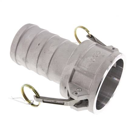 Acoplamiento de aluminio Camlock DN 60 (2 1/2'') Pilar de manguera (63 mm) Tipo C MIL-C-27487