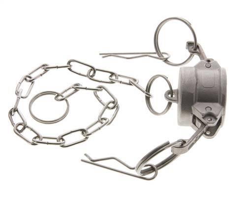 Tapón de acoplamiento de acero inoxidable Camlock DN 20 (3/4'') Tipo DC MIL-C-27487