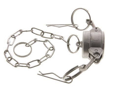 Tapón de acoplamiento de acero inoxidable Camlock DN 20 (3/4'') Tipo DC MIL-C-27487