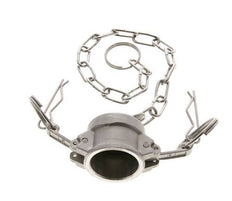 Tapón de acoplamiento de acero inoxidable Camlock DN 20 (3/4'') Tipo DC MIL-C-27487