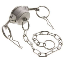 Tapón de acoplamiento de acero inoxidable Camlock DN 20 (3/4'') Tipo DC MIL-C-27487