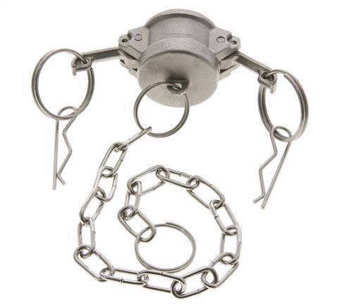 Tapón de acoplamiento de acero inoxidable Camlock DN 20 (3/4'') Tipo DC MIL-C-27487